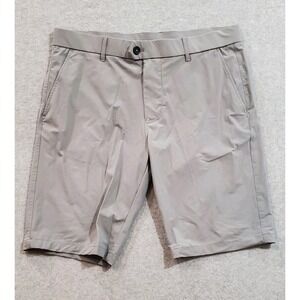 Greyson Golf Montauk Shorts Gray Grey Men's‎ Size 34 10" Inseam Embroidered